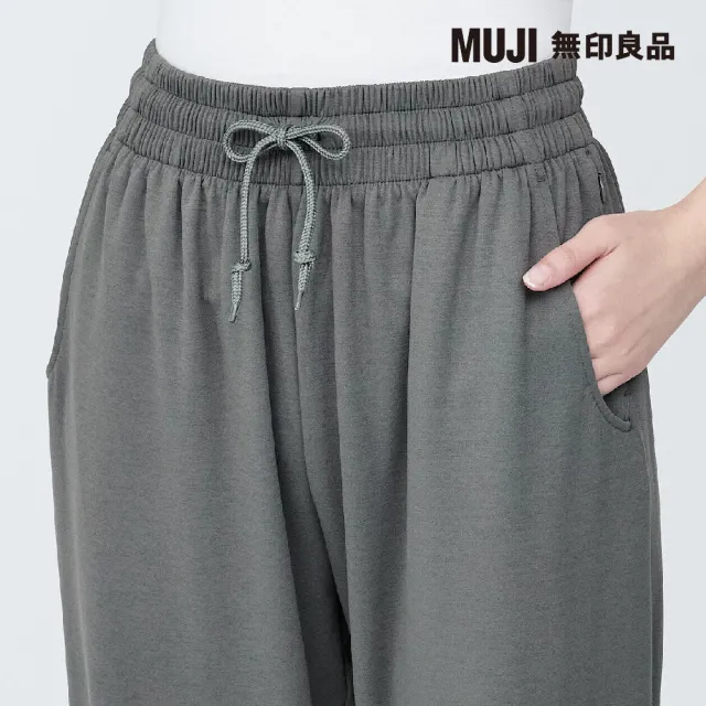 【MUJI 無印良品】女抗UV速乾聚酯纖維裏毛長褲(共4色)