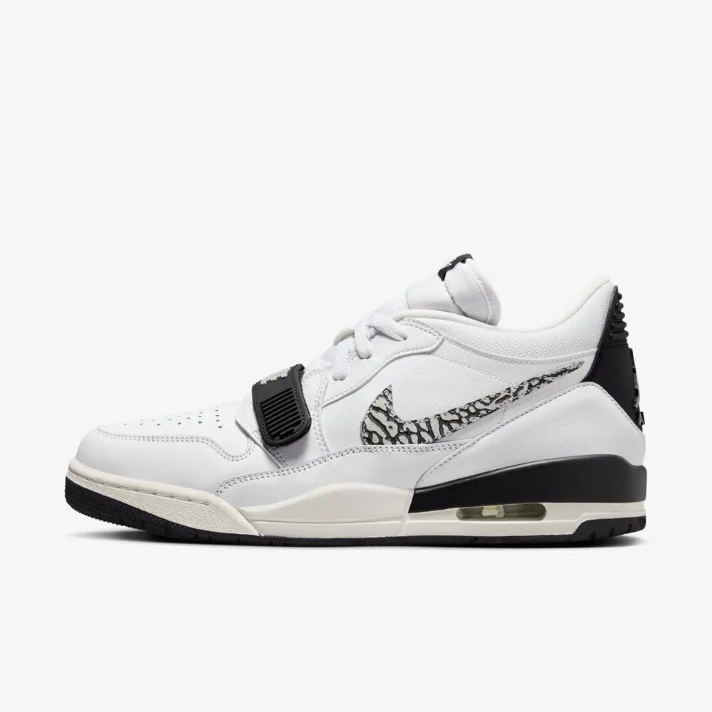 NIKE 耐吉】Air Jordan Legacy 312 Low 男休閒鞋喬丹爆裂紋白黑(CD7069