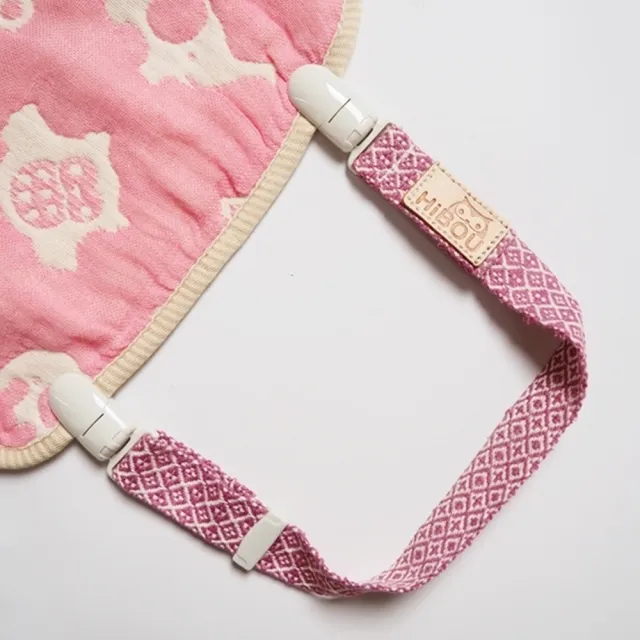 【喜福HiBOU】緹花織帶萬用雙夾-萬用雙頭夾-2入組-最長延伸至37cm(日本專利萬用夾超方便)