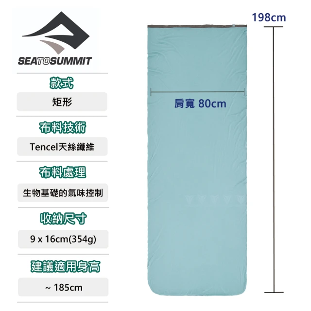 SEA TO SUMMIT Breeze 可穿式睡袋內套-c