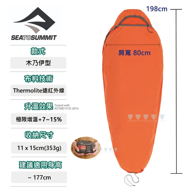 SEA TO SUMMIT Ember -1極輕暖鵝絨被R-