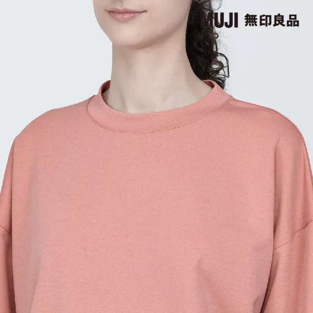 【MUJI 無印良品】女抗UV速乾聚酯纖維圓領衫(共4色)