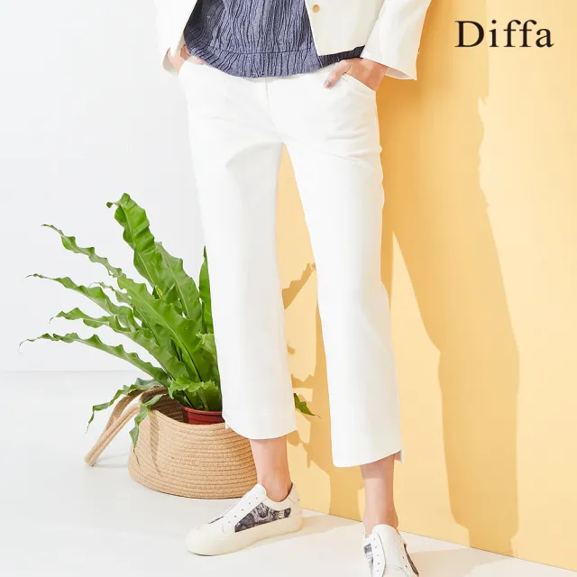 【Diffa】質感美型修身長褲-女