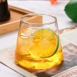 【丹丹有品】日式玻璃富士山杯-小號2入組(富士山杯 玻璃杯 雞尾酒杯 威士忌杯 甜點杯 果汁杯 杯子 咖啡杯)