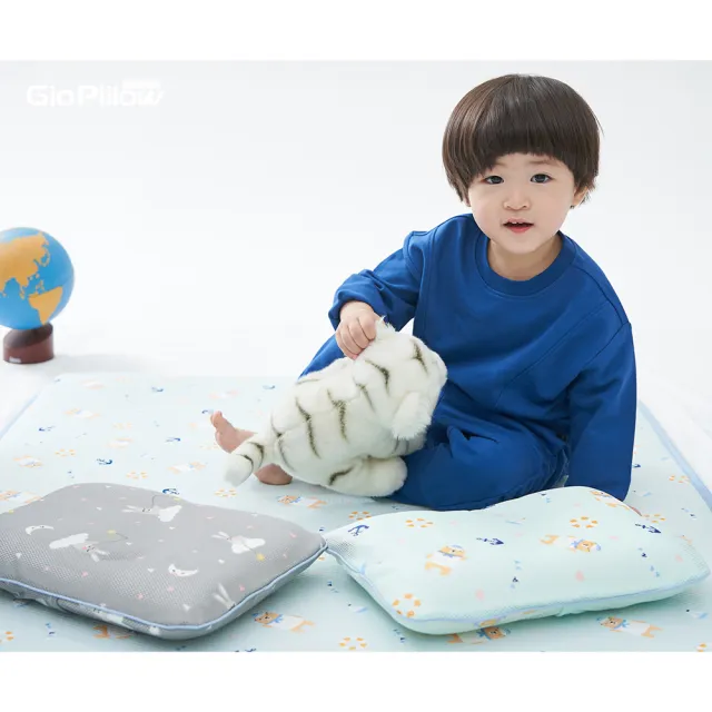 【GIO Pillow】超透氣護頭型嬰兒枕頭S/M號 任選尺寸2入組(嬰兒枕頭 新生兒枕頭 水洗枕頭 透氣枕)