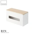 【YAMAZAKI】RIN雙向兩用面紙盒-白(面紙盒/直取式面紙盒/面紙盒/衛生紙盒)