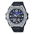 【CASIO 卡西歐】高雅氣質時尚潮流腕錶 藍面 50.6mm(MWQ-100-2AV)