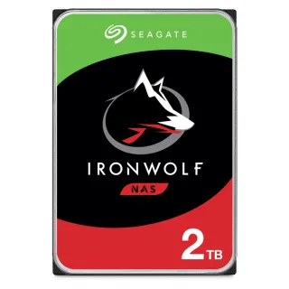 【SEAGATE 希捷】IronWolf 2TB 3.5吋 5400轉 256MB NAS內接硬碟(ST2000VN003)