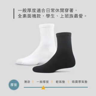 【PULO】3雙組 純色精梳棉短筒襪(男女襪/短襪/學生襪/休閒襪/素襪/男襪/女襪/襪/襪子)