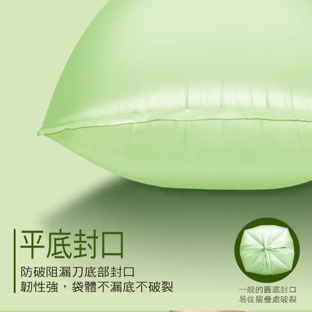 【家簡塵除】檸檬香氛環保清潔垃圾袋-大L(3捲入500g)
