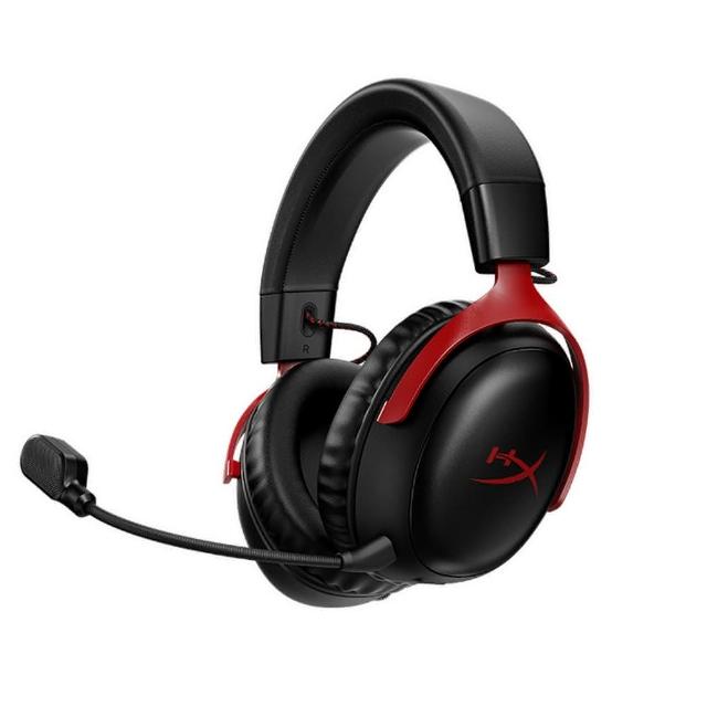 【HyperX】Cloud III Wireless 颶風3 無線電競耳機 紅色(77Z46AA)
