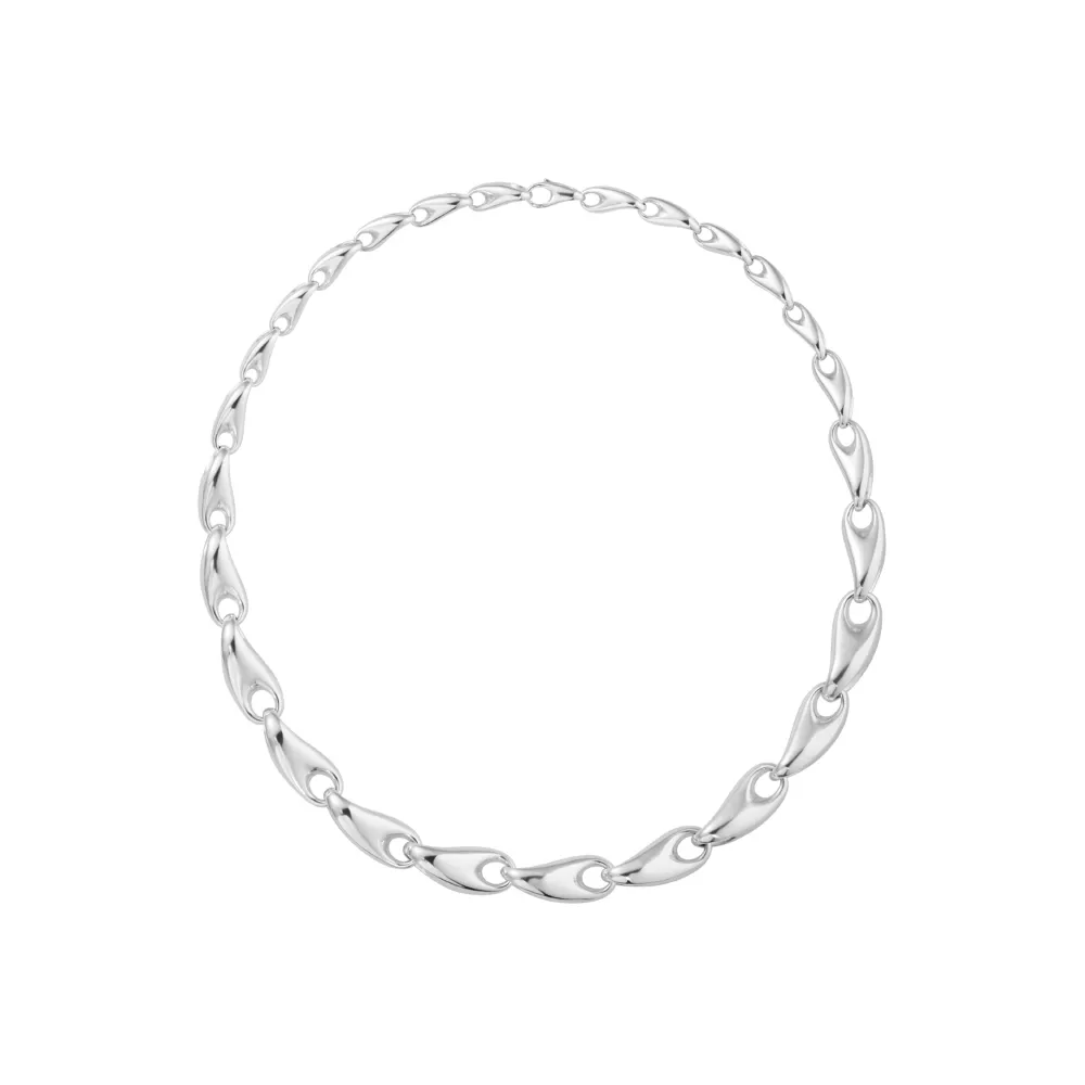 【Georg Jensen 官方旗艦店】REFLECT 鏈節項鍊(純銀 項鍊)