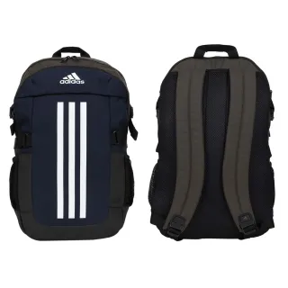 【adidas 愛迪達】大型後背包-雙肩包 肩背包 旅行包 愛迪達 丈青黑綠白(IK4352)