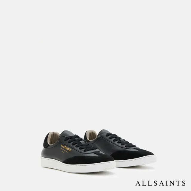 【ALLSAINTS】THELMA 牛皮厚底LOGO休閒鞋-黑 WF715Z