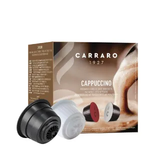 【CARRARO】卡布奇諾 Cappuccino 咖啡膠囊(16顆/盒 雀巢 Dolce Gusto 咖啡機專用)