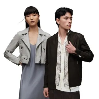 【ALLSAINTS】經典率性羊皮騎士皮衣外套飛行員外套 ML023X(舒適版型)