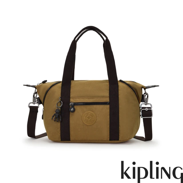【KIPLING官方旗艦館】暖暮栗褐手提側背包-ART MINI