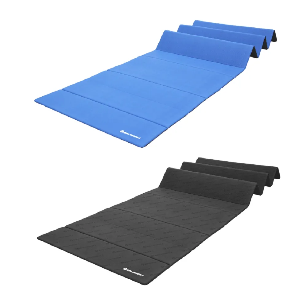 【BALANCE 1】極致平衡折疊瑜珈墊 藍色(瑜珈 可折疊 瑜珈磚 冥想墊)