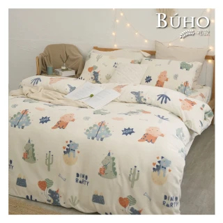 【BUHO布歐】極柔暖法蘭絨3.5尺單人床包+舖棉暖暖被150x200cm三件組(多款任選)