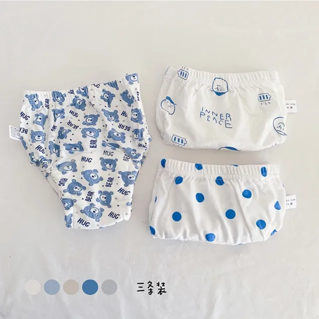 【Baby 童衣】寶寶六層紗學習褲 三件組戒尿布訓練褲 88840(共１０款)