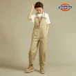 【Dickies】女款沙色交叉背帶休閒連身吊帶長褲｜DK012320CH1