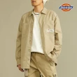 【Dickies】男款沙色撞色車縫線設計長袖休閒襯衫｜DK012285CH1