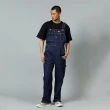 【Dickies】Dickies男款靛藍色83294純棉帆布多口袋撞色縫線吊帶長褲｜DK011373IN0