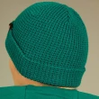 【Dickies】男女款砂金石綠品牌Logo織標華夫格針織毛帽｜DK012244F96