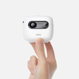 【OVO】小蘋果 微型行動智慧投影機U1(PD快充 內建喇叭 百吋投影 露營/戶外/家用)