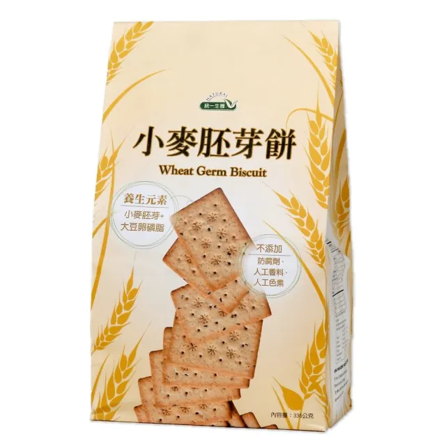 【統一生機】小麥胚芽餅336g(24gx14包/袋)