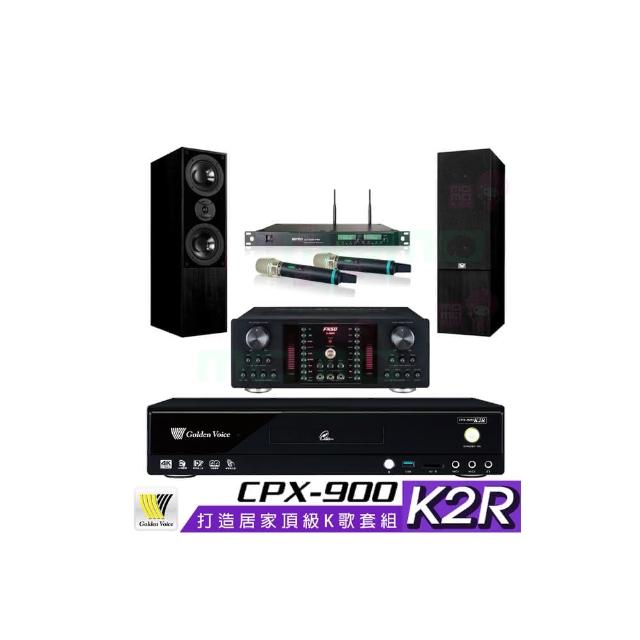 【金嗓】CPX-900 K2R+FNSD A-480N+ACT-8299PRO++DM-835II 黑(4TB點歌機+擴大機+無線麥克風+喇叭)