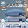 【Hilton 希爾頓】皇家頂級銀離子100支紗萊賽爾獨立筒枕/買一送一/二色任選(枕芯x2+枕套x2/萊賽爾枕/枕頭)