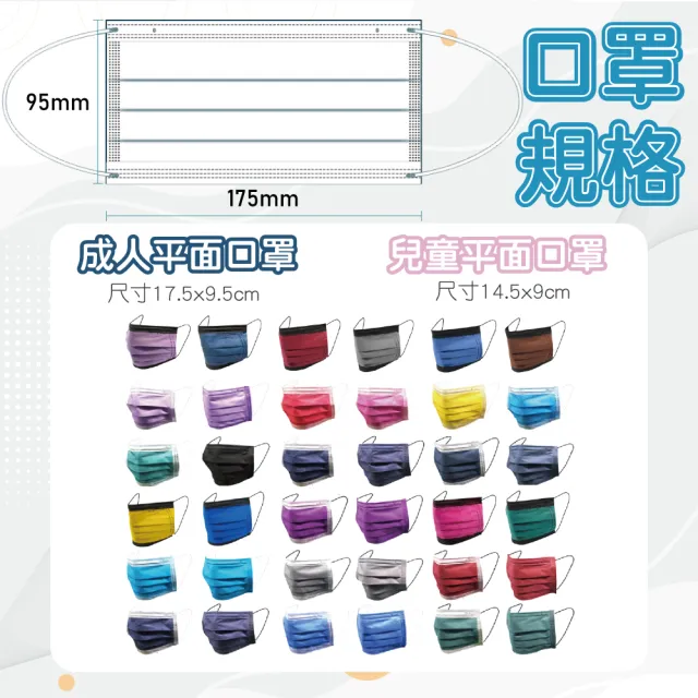【淨新】醫療雙色口罩3盒組(成人/150入/三盒/黑色/撞色/半色國家隊 防飛沫/灰塵)