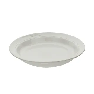【法國Staub】圓形陶瓷湯盤24cm-松露白