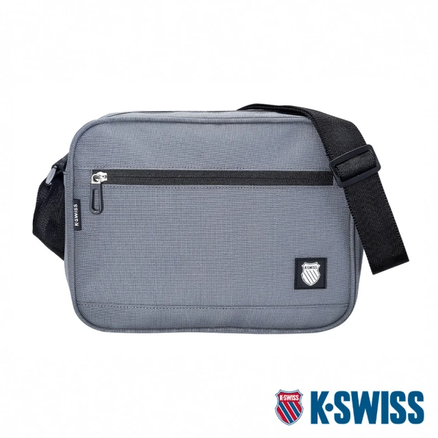 K-SWISS 運動斜肩包 Shoulder Bag-灰(BG372-057)