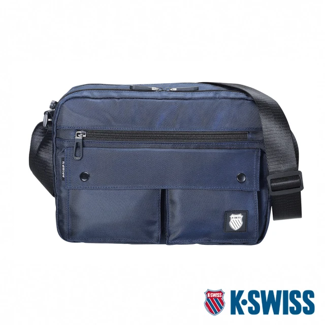 K-SWISS 運動斜肩包 Shoulder Bag-藍(BG371-426)