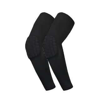 【TAS 極限運動】蜂巢 防撞護臂 單支入(蜂巢式 防撞護臂 藍球 運動護臂 防撞 護具 防摔 護臂 護肘 硅膠)