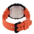 【CASIO 卡西歐】W-218H 復古方型 LED 多功能 防水 電子錶 手錶(防水50米)