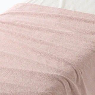 【MUJI 無印良品】棉圈絨毛巾毯/D/粉紅 180*200cm