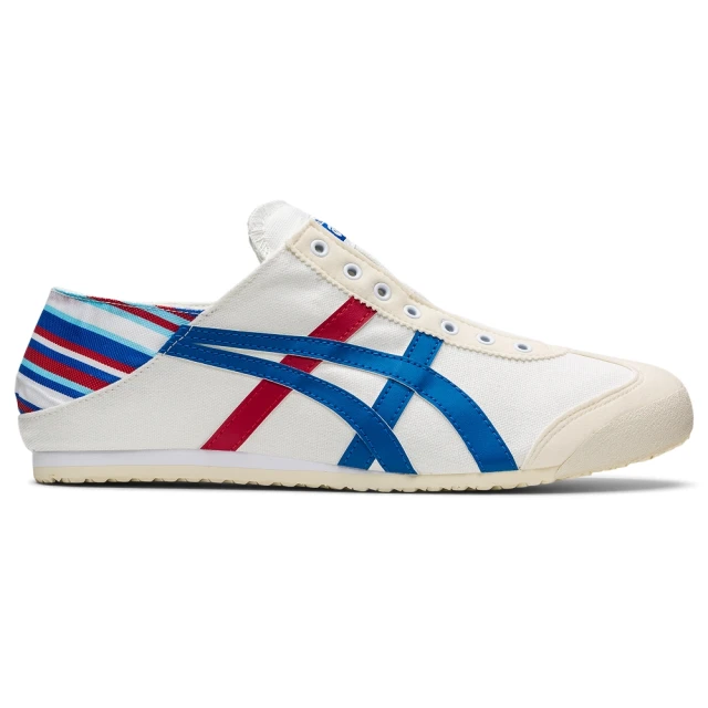 Onitsuka Tiger 鬼塚虎 官方旗艦店 MEXICO 66 PARATY 休閒鞋/踩腳鞋/懶人鞋 白色(1183C316-100)