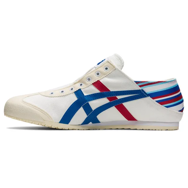 【Onitsuka Tiger】鬼塚虎 官方旗艦店 MEXICO 66 PARATY 休閒鞋/踩腳鞋/懶人鞋 白色(1183C316-100)