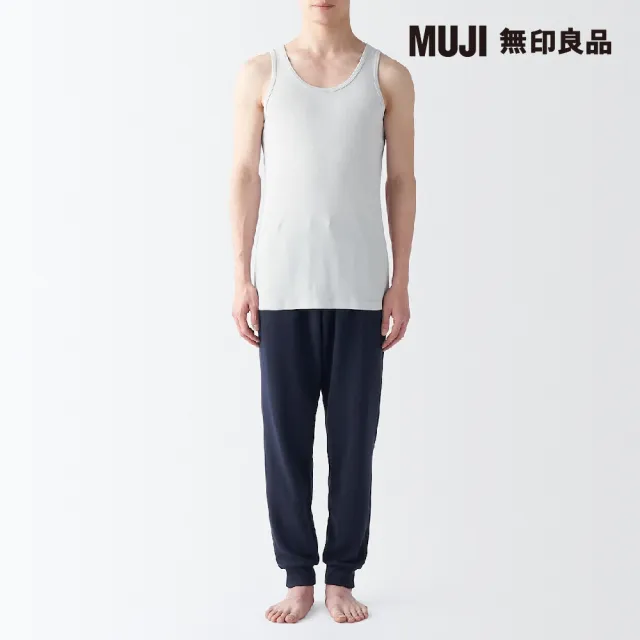 【MUJI 無印良品】男清爽舒適棉質坦克背心(共3色)