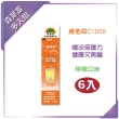 【SUNLIFE森萊富】德國原裝  維他命C1000發泡錠(檸檬口味 X 6入/共120錠)