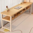 【HappyLife】窄式雙層書桌 140公分 Y11566(電腦桌 工作桌 餐桌 桌子 木桌 實木桌 木頭桌 辦公桌)