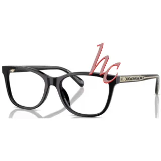 【COACH】亞洲版 時尚光學眼鏡 品牌logo鏡臂設計 HC6235F 5002 55mm 黑 公司貨
