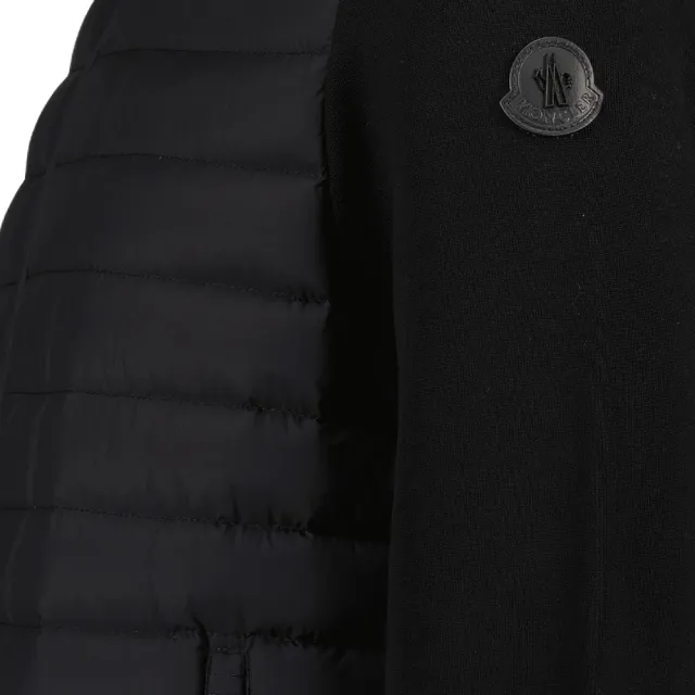 【MONCLER】春夏新款 男款 前襟羽絨拼接外套-黑色(1號USA-S、2號USA-M、3號USA-L、4號USA-XL)