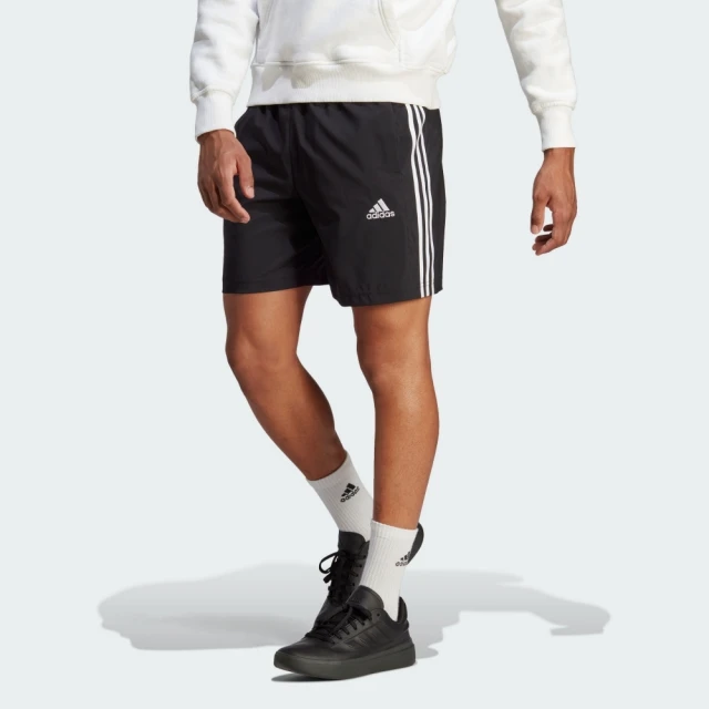 adidas 愛迪達 ESSENTIALS 運動短褲(IC1484 男款運動褲 專業運動訓練短褲 吸濕排汗 黑)