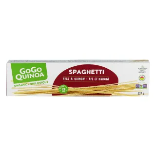 即期品【GoGo Quinoa】有機無麥麩義大利麵-直麵227g(效期至20240901)