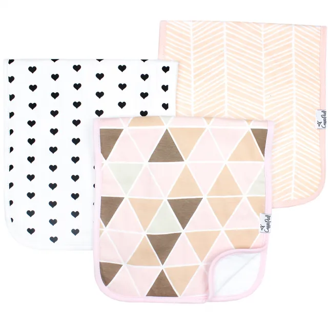 【Copper Pearl】美國 時尚拍嗝巾3件組 多款可選(嬰兒吐奶巾 枕巾 彌月禮)