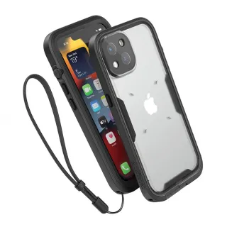 【Catalyst】iPhone15 Pro Max 6.7吋專用 IP68防水軍規防震防泥超強保護殼-灰色(3顆鏡頭)
